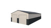 2 Car Metal Garage/Warehouse 25' W x 49' L X 10'T DIY Kit with Separate Entry Door, Electric Garage Door Opener Included