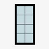 Dual-Pane Windows -24" x 60" - Black - CX-001