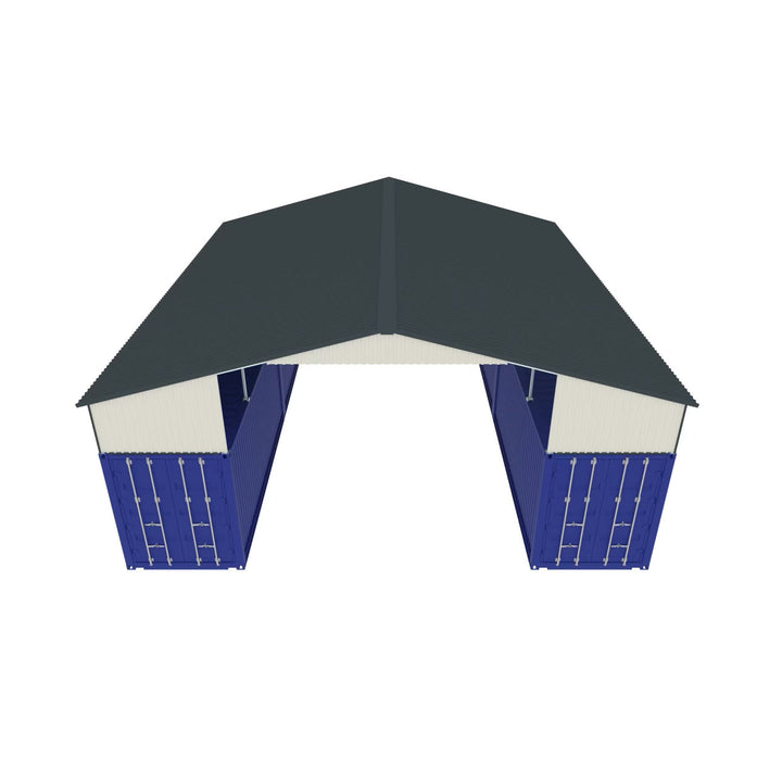 Container Roof Kit for Two Containers With Raised Roof