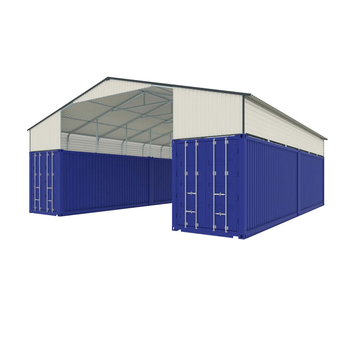 Container Roof Kit for Two Containers With Raised Roof